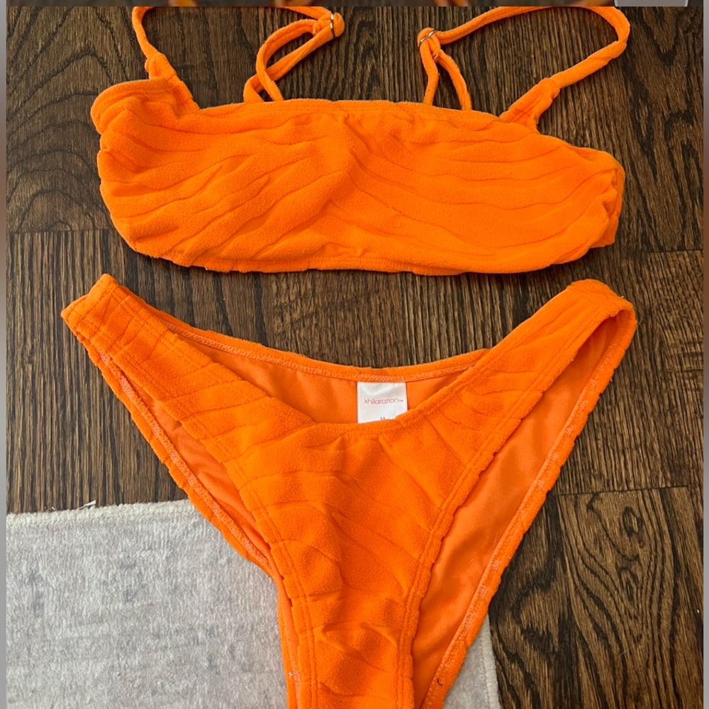 Vibrant Orange Bikini Set